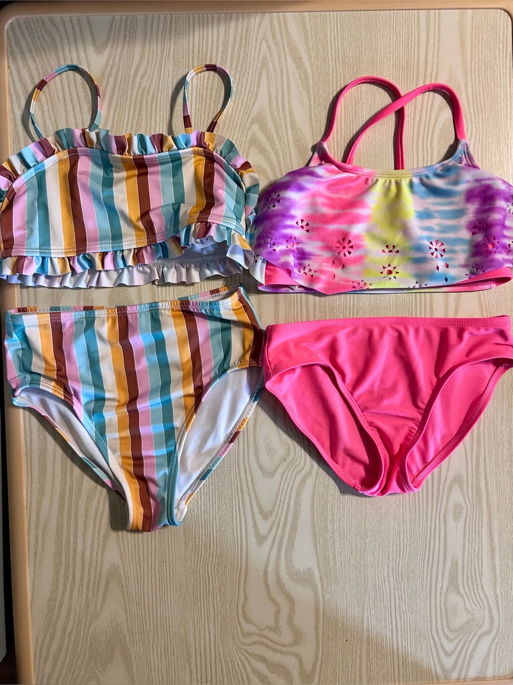 Girls size 7/8 Bikini Swim Suits